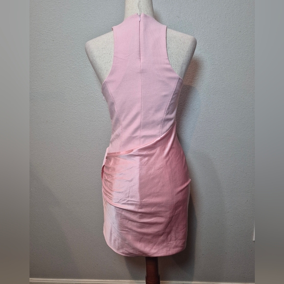 Cinq à Sept Light Pink Halter Mini Dress Size 4,.New With Out Tags - Picture 2 of 5